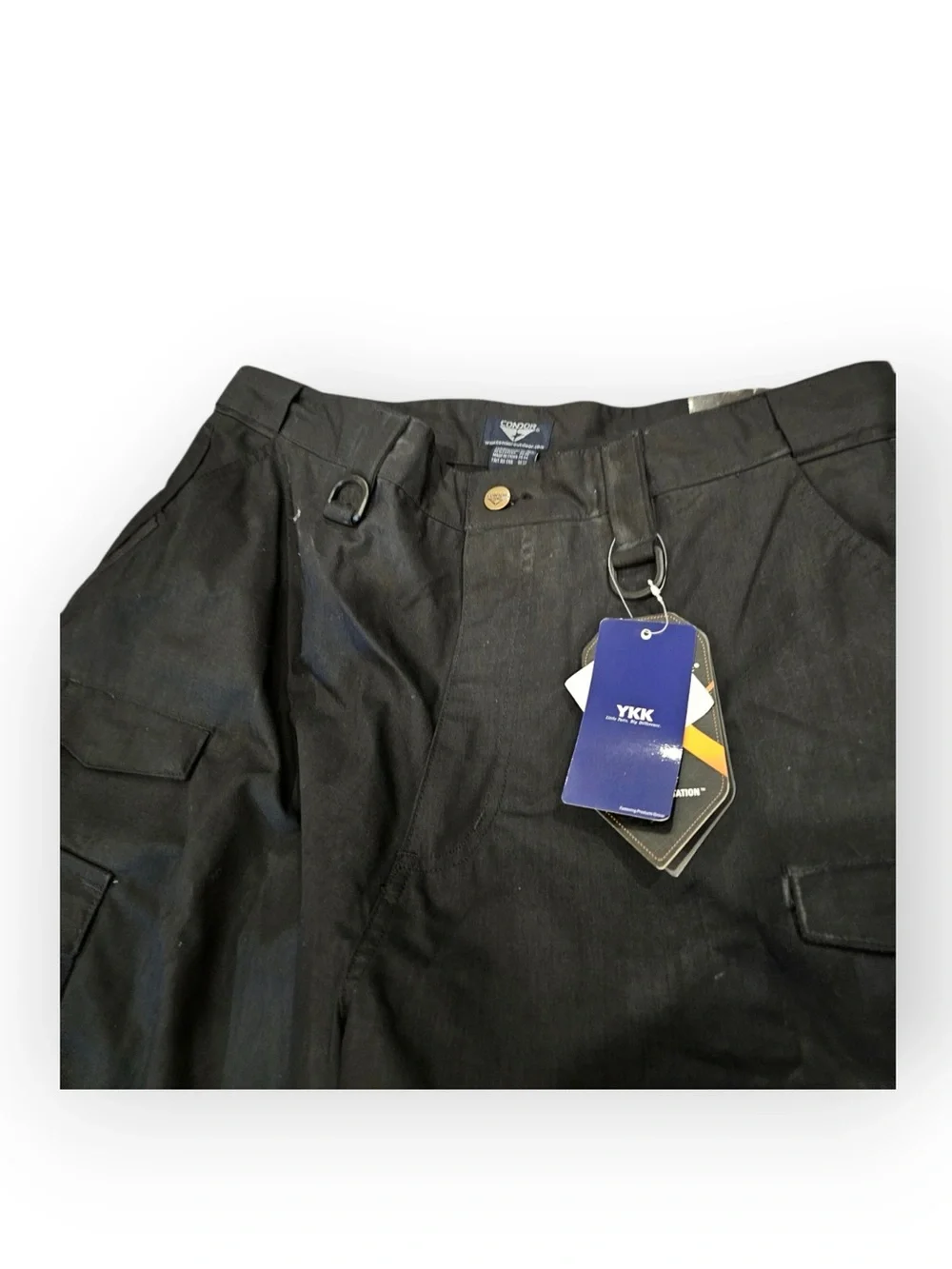 NWT Condor Outdoor Tactical Cargo Pants 36x34 Black Ripstop Workwear Utility